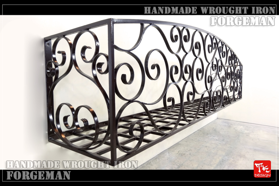 Wrought Iron Window Box