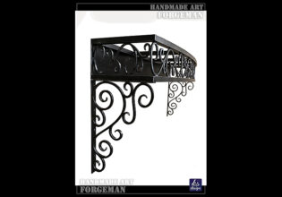 Wrought Aluminium Canopy