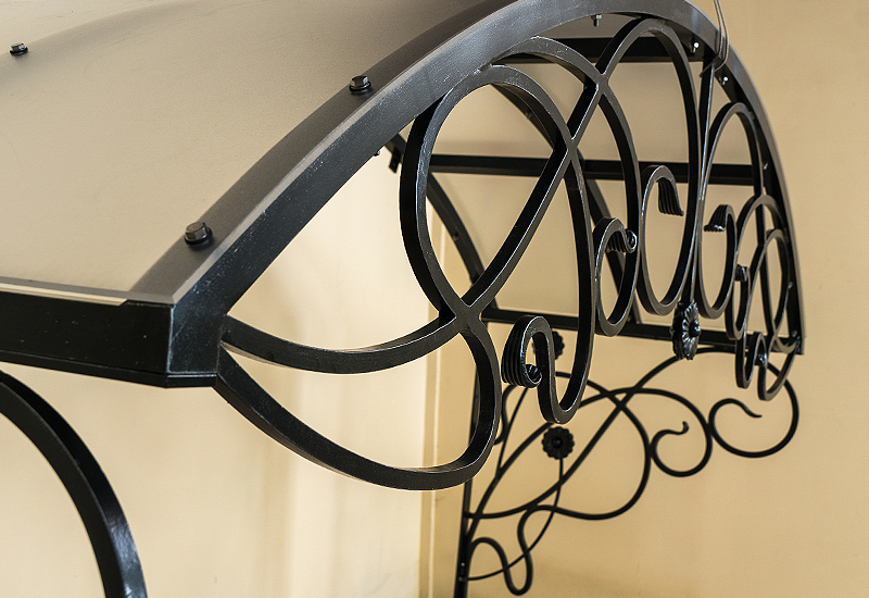 Wrought Aluminium Canopy