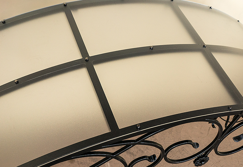 Wrought Aluminium Canopy
