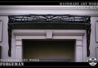 Wrought Aluminium Canopy