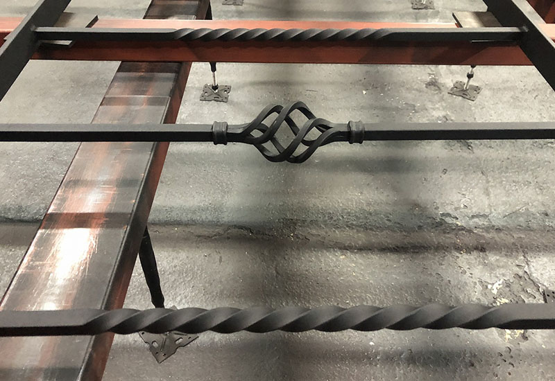 JPN-4164｜Wrought Iron Stair Fence