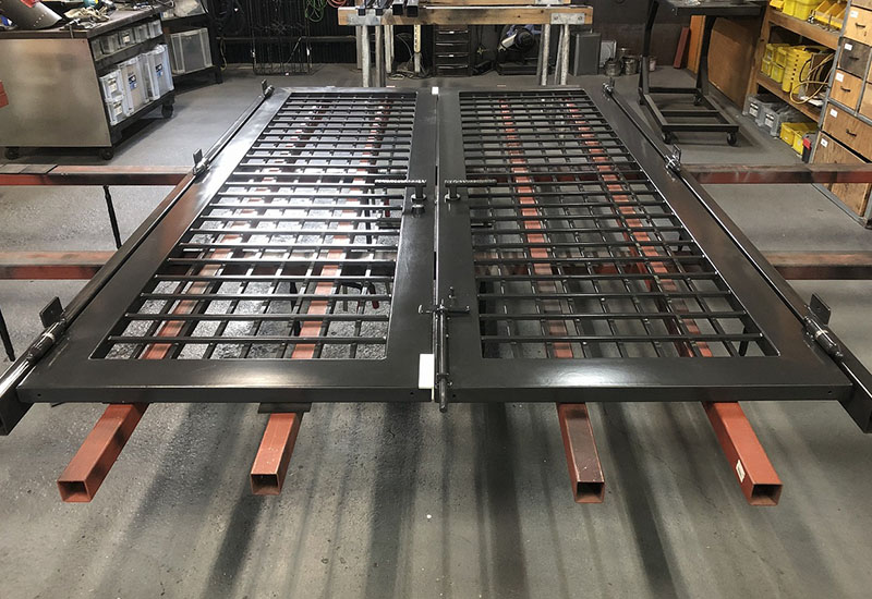 Wrought Iron Double Swing Gate