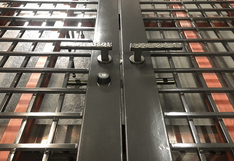 Wrought Iron Double Swing Gate