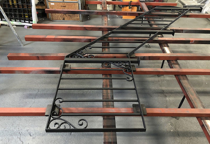 Wrought Iron Stair Fence