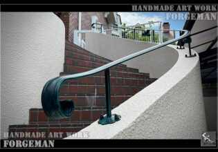 Wrought Iron Spiral Stair Handrail