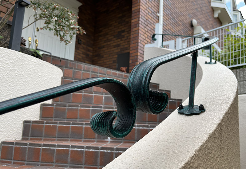 Wrought Iron Spiral Stair Handrail