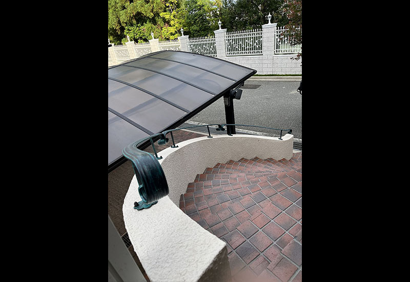 Wrought Iron Spiral Stair Handrail