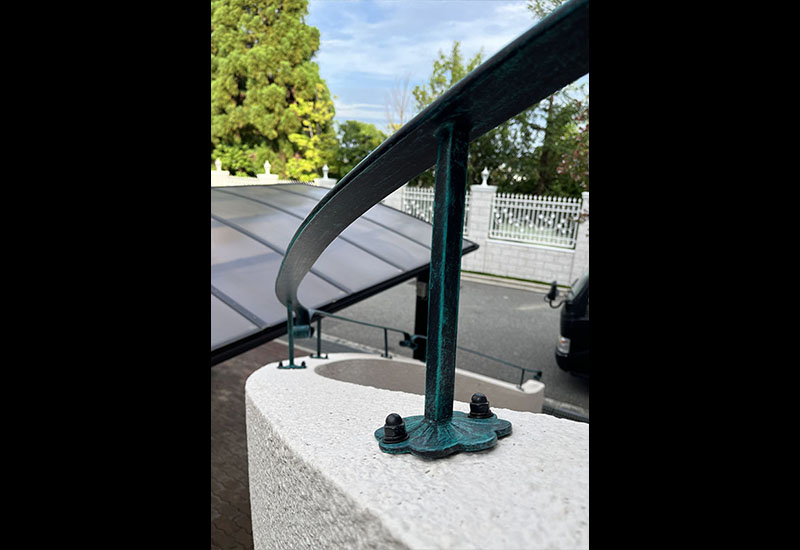 Wrought Iron Spiral Stair Handrail