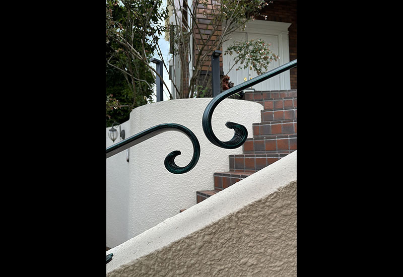 Wrought Iron Spiral Stair Handrail