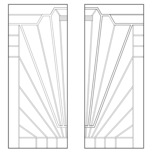 Wrought Iron Door Panel