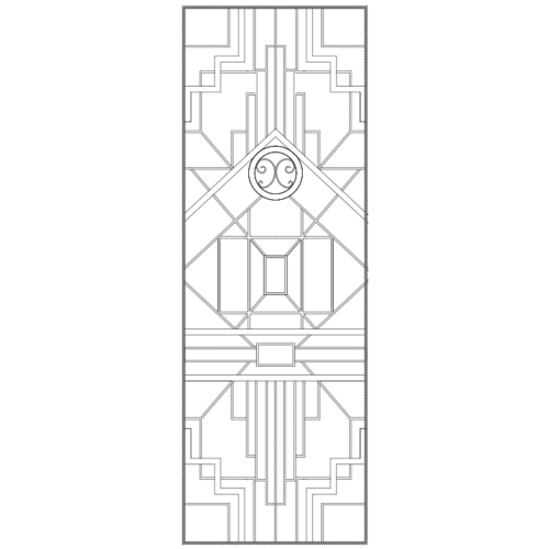 Wrought Iron Door Panel